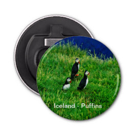 Island - Puffins Flaschenöffner