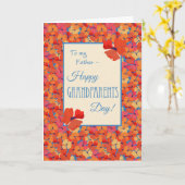 Island Pupies, Grandeltern Day Card, Vater Karte (Gelbe Blume)