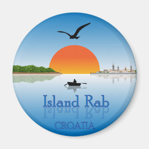 Island Rab, Croatia Magnet
