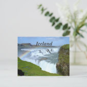 Island Rainbows Postkarte (Stehend Vorderseite)