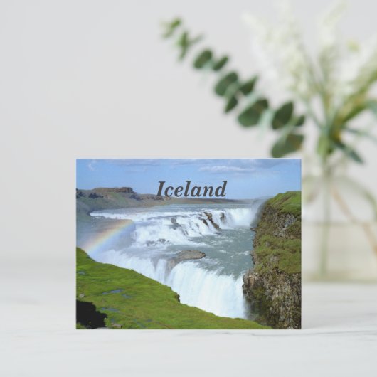 Island Rainbows Postkarte (Stehend Vorderseite)