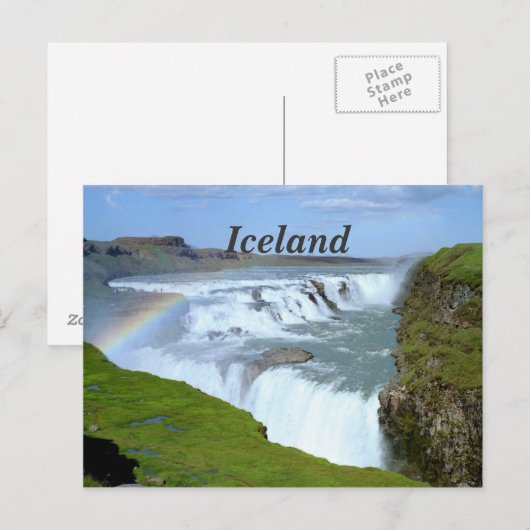 Island Rainbows Postkarte (Vorne/Hinten)