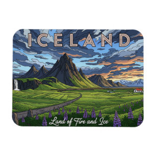 Island Reisen Magnet