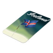 Island-Reiseplakat Magnet (Linke Seite)