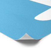 Island-Reiseplakat Poster (Ecke)