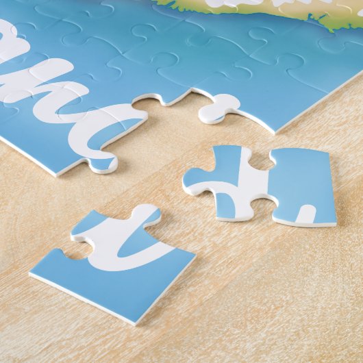 Island-Reiseplakat Puzzle (Seite)