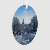 Island Reykjavik - Keramik Ornament (Vorderseite)