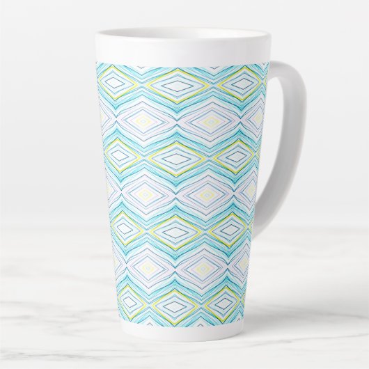 Island Rhombus Latte Tasse (Rechte Ecke)