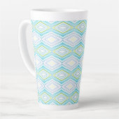Island Rhombus Latte Tasse (Linke Ecke)
