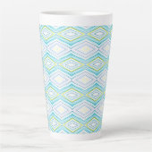 Island Rhombus Latte Tasse (Vorderseite)