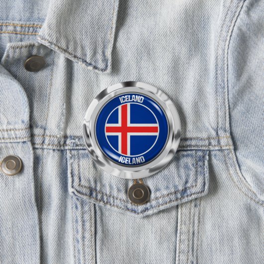 Island-RundEmblem Button (Beispiel)