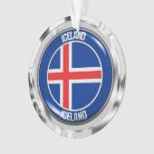 Island-RundEmblem Ornament (Vorderseite)