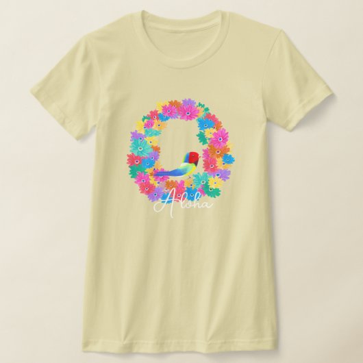Island Rustic Bird 'Aloha'  T-Shirt (Ablage )