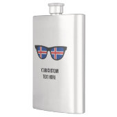 Island schattiert kundenspezifische Flasche Flachmann (Links)