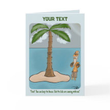 Island Scheidung Faltkarte