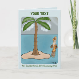 Island Scheidung Faltkarte Karte