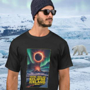 Island-Shirt zur Sonnenfinsternis 2026 - Total Sol T-Shirt
