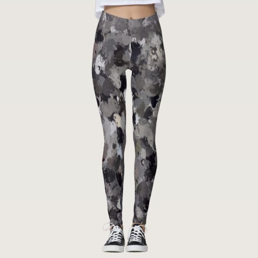 Island Skogafoss Rocks Leggings (Vorderseite)