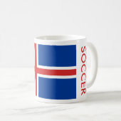 ISLAND SOCCER KAFFEETASSE (VorderseiteRechts)