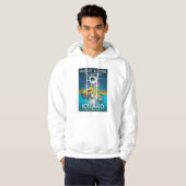 Island Sonnenfinsternis 2026 - Kapuzenpullover Hoodie (Vorne ganz)