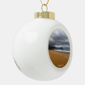Island Strand - Keramik Ornament (Links)