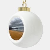 Island Strand - Keramik Ornament (Rechts)