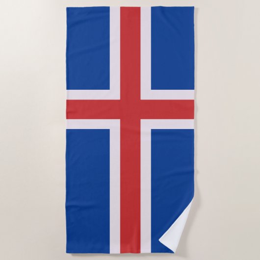 Island Strandtuch (Vorderseite)