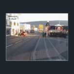 Island, Straße in Akureyri Postkarte<br><div class="desc">Straße in Akureyri,  Island</div>