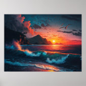ISLAND SUNSET #1 POSTER (Vorne)