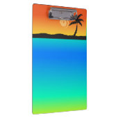 Island Sunset Clipboard Klemmbrett (Rechts)