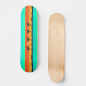 Island Sunset Skateboard (Vorderseite)