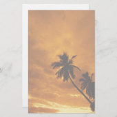 Island Sunset Stationery Briefpapier (Vorne/Hinten)