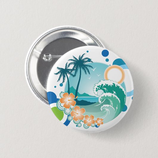 Island Surf Button (Vorne & Hinten)