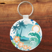 Island Surf Schlüsselanhänger (Vorderseite)