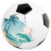 Island Surf Soccer Ball (Dreiviertel)