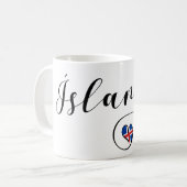 Island - Tasse Herzstück (Vorderseite Links)