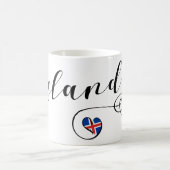 Island - Tasse Herzstück (Mittel)