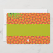 Island Tiki Luau Party Einladung #2 (Rückseite)