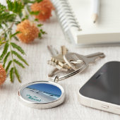 Island Time Hawaii landschaftlich Beach Souvenir S Schlüsselanhänger (Seite)