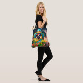 Island Time Sunset Beach Papagei Drinks Tasche (Am Model)