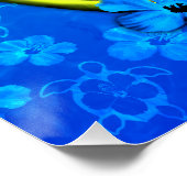 Island Time Sunset Poster (Ecke)