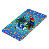 Island Time Surfing Magnet (Linke Seite)