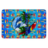 Island Time Surfing Magnet (Horizontal)