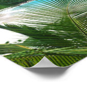 Island Time Tropical Paradise Poster (Ecke)