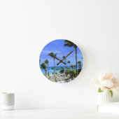 Island Time Wall Clock Runde Wanduhr (Zuhause)