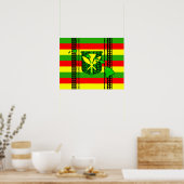 Island Tribal Kanaka Maoli Flag Poster (Küche)