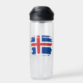 Island Trinkflasche (Rückseite)