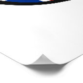 Island überträgt Sondertext und Farbposter Poster (Ecke)