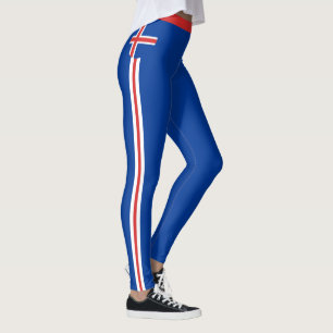 Island und Island Flag Mode, Reise-/Sportfan Leggings