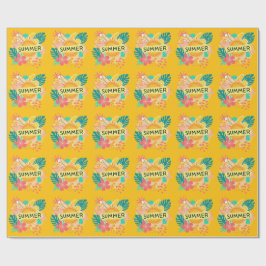 "Island Vibes: Design des Summer T - Shirt Geschenkpapier